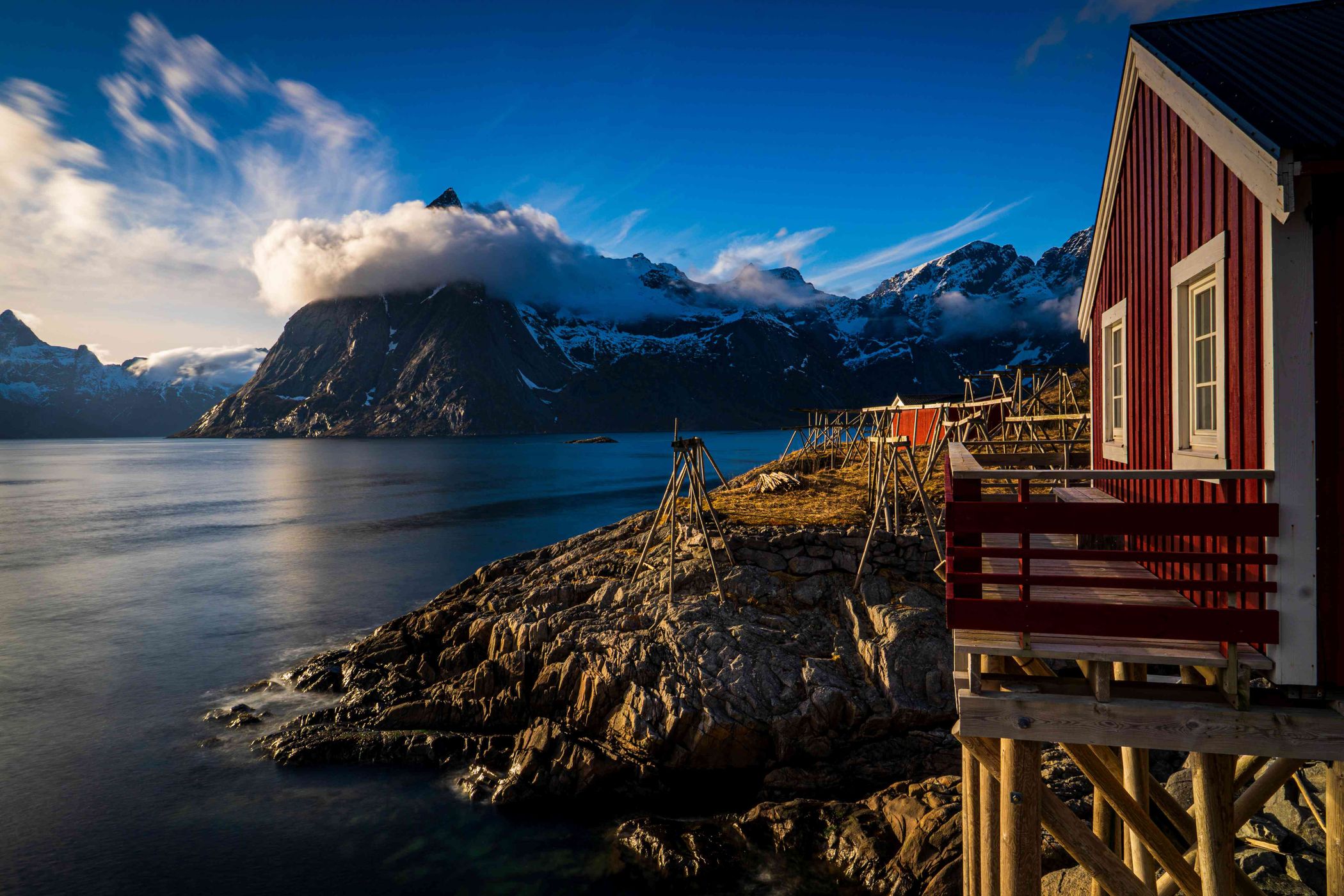 Hamnøy, classic view, Lofoten, Norway