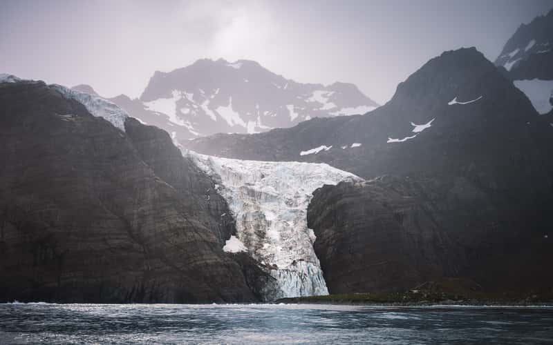 Hanging Glacier, Gold Harbour