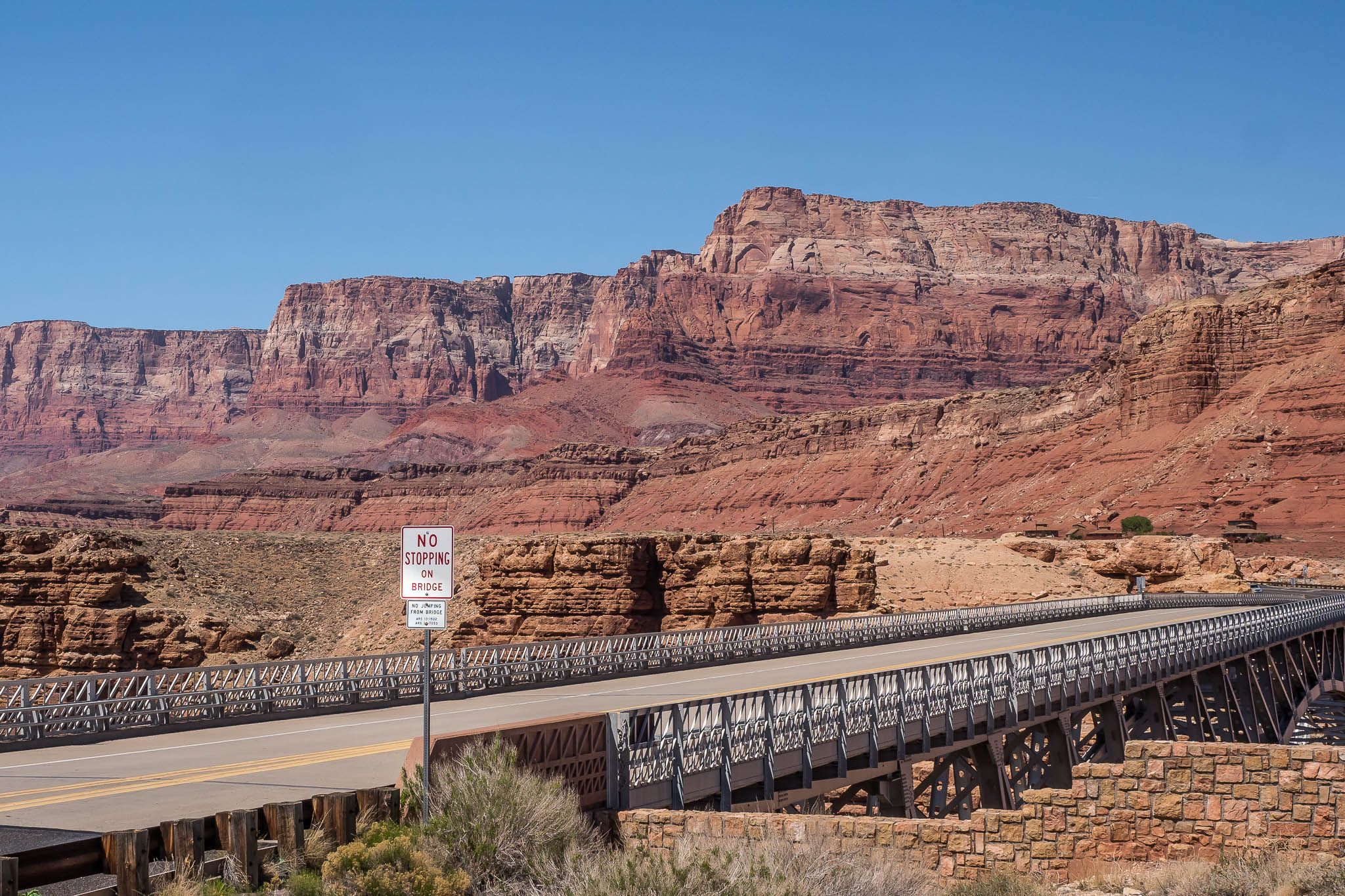 Historic Navajo Bridge, Marble Canyon, Arizona, USA