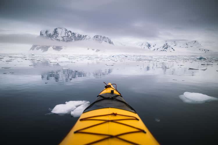 Kayak at Charlotte Bay