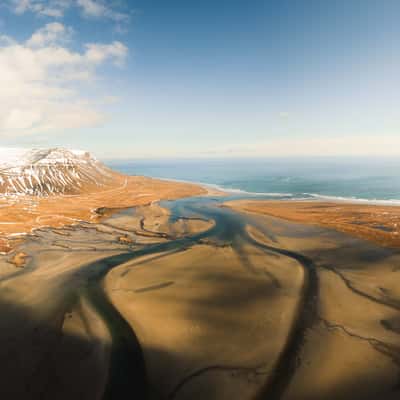 Krosslaug Hotspring Outflows, Iceland