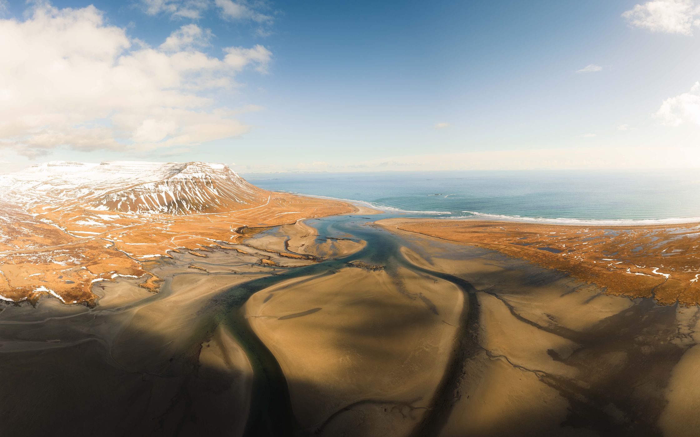 Krosslaug Hotspring Outflows, Iceland