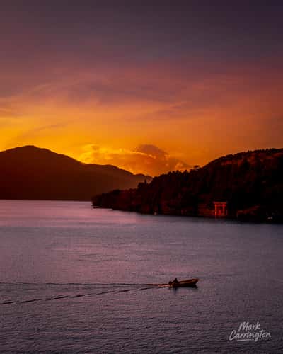 Lake Ashi and the Hakone Shrine