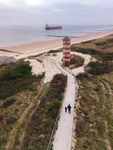 Lighthouse Dishoek Kaapduinen bottom