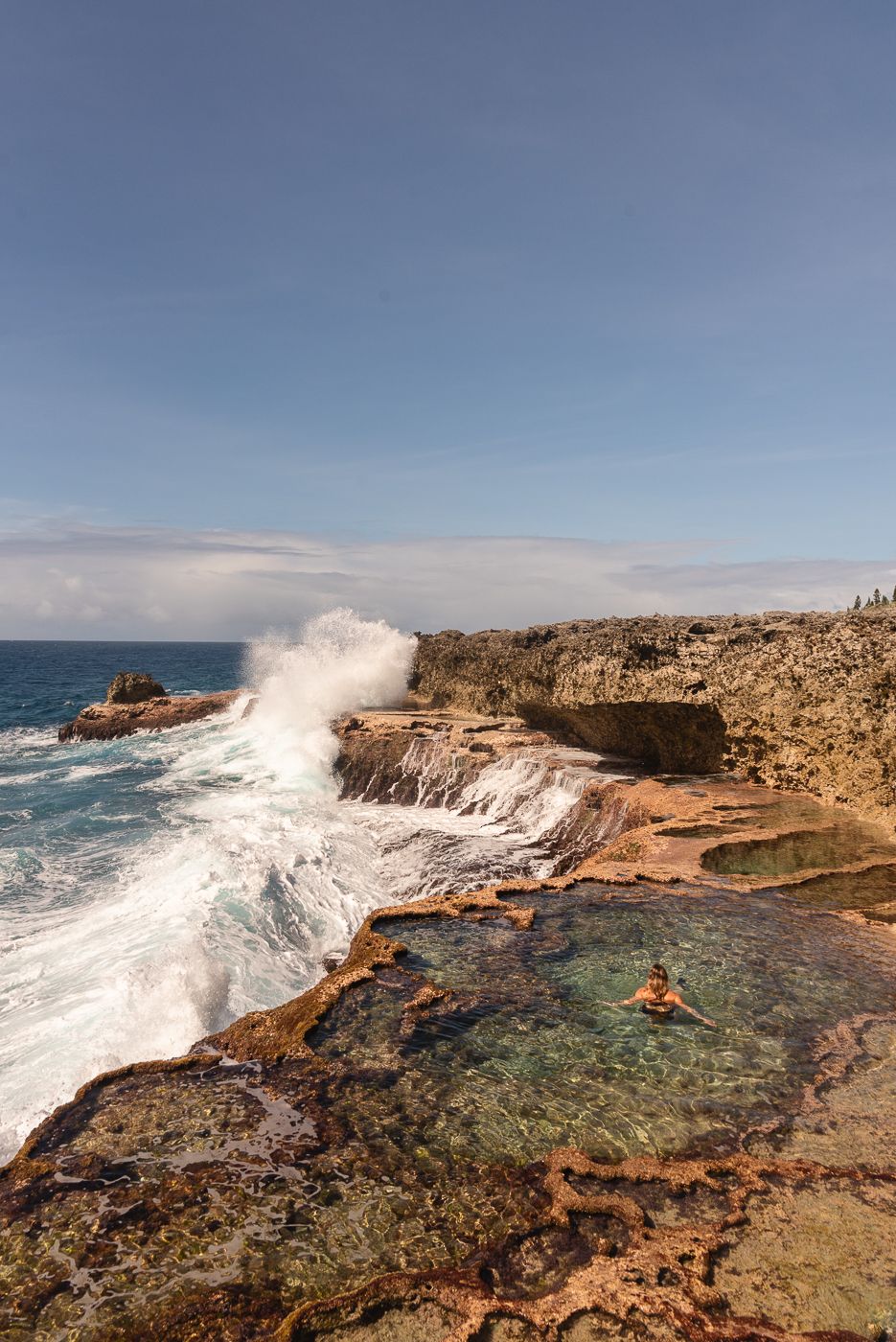Marmites of Lifou - natural pools, New Caledonia
