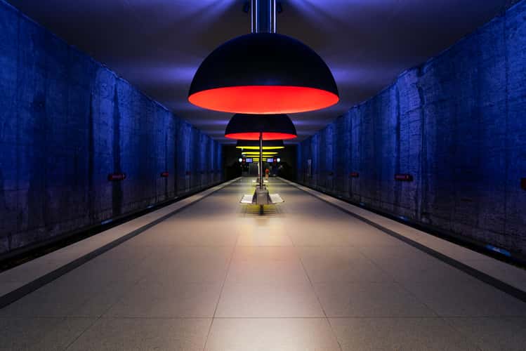Metro station Westfriedhof, Munich