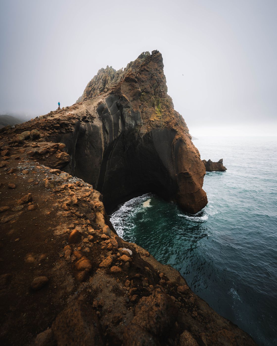Moon Cliffs Deception Island, Antarctica