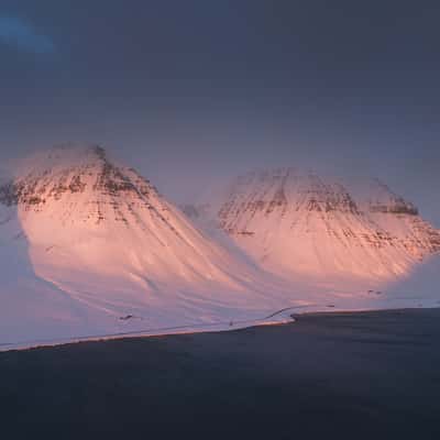 Mountains at Flateyri, Iceland