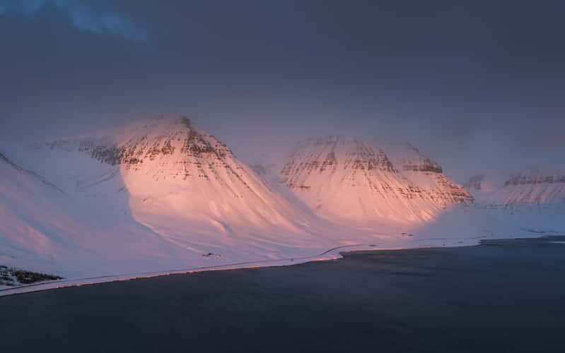 Mountains at Flateyri