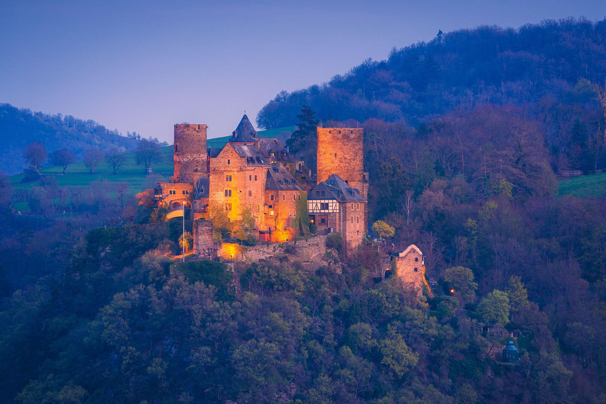 Oberwesel overview, Germany