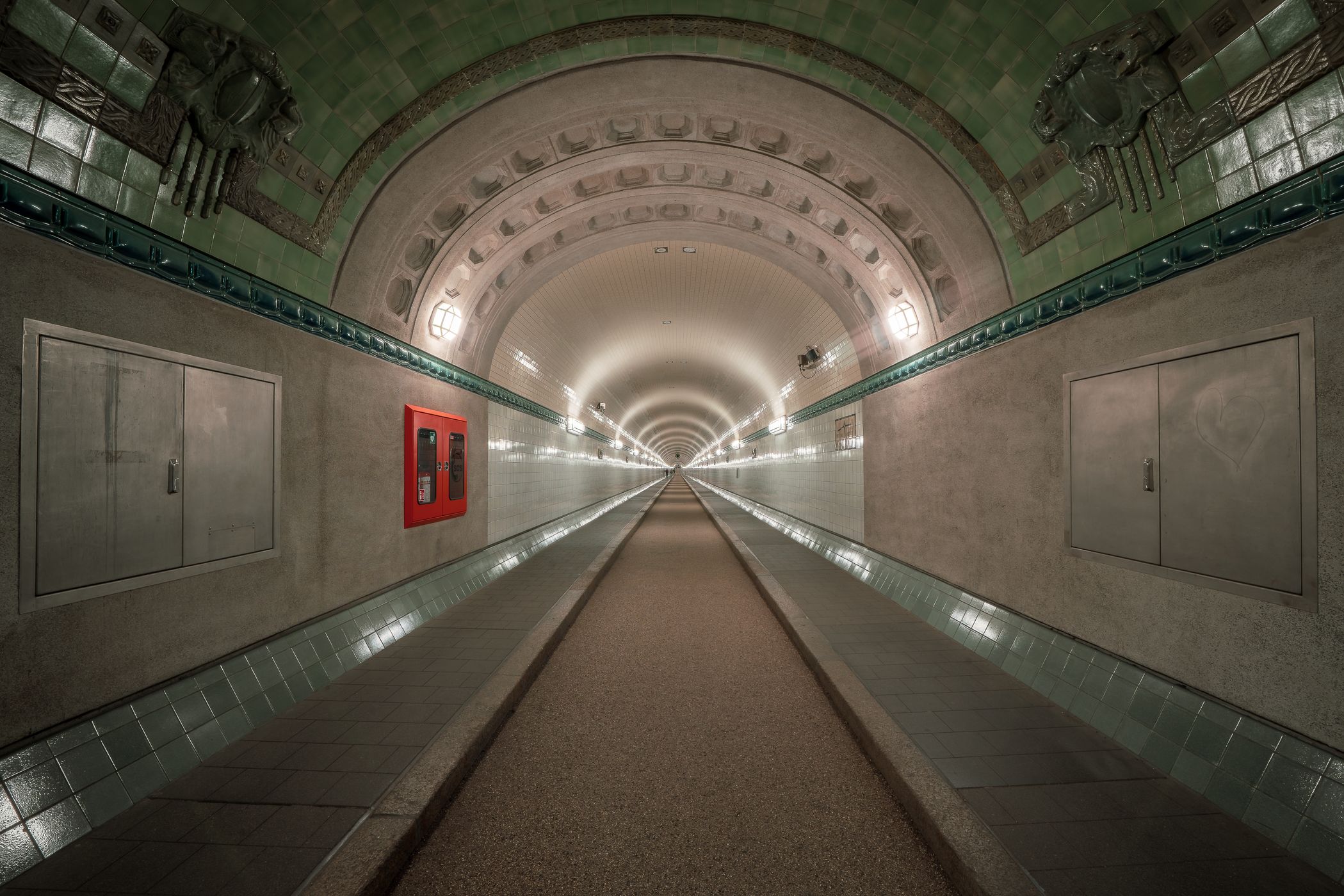 Old Elbe Tunnel, Hamburg, Germany