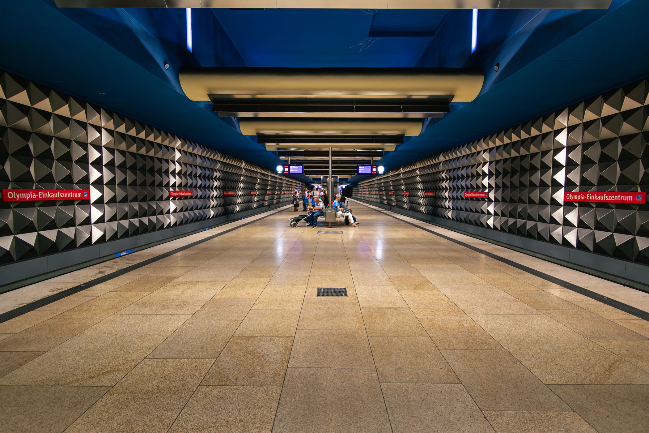 Olympia-Einkaufszentrum Station, Munich, Germany