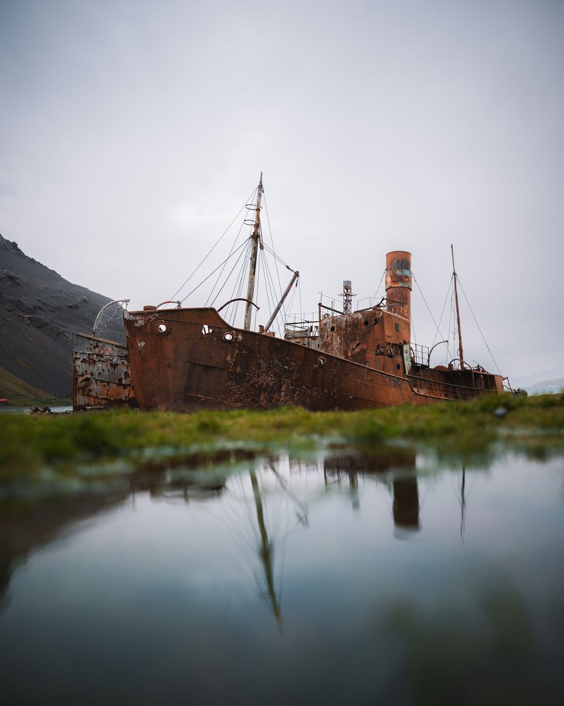 Petrol Shipwreck Grytviken, South Georgia and the South Sandwich Islands