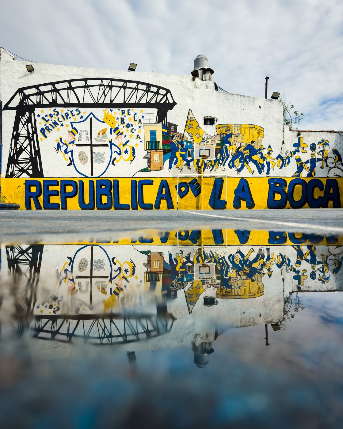 Playon Repunlica de La Boca, Buenos Aires, Argentina