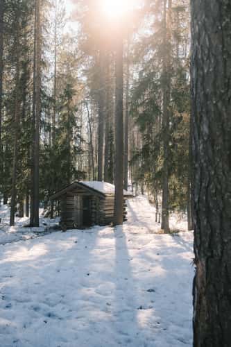 Porolaavu wilderness hut, Luosto-Pyhä National Park
