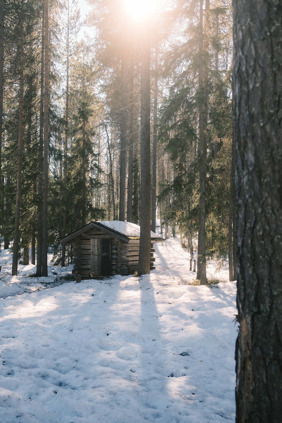 Porolaavu wilderness hut, Luosto-Pyhä National Park, Finland