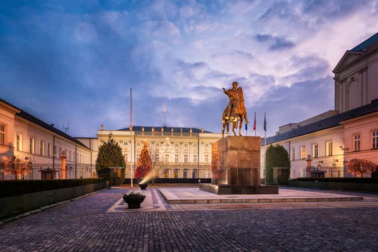 Presidential Palace in Warsaw