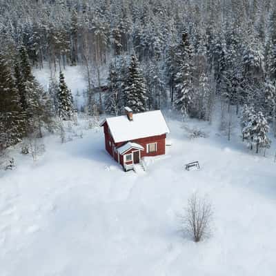 Red house near Tepsa, Finland