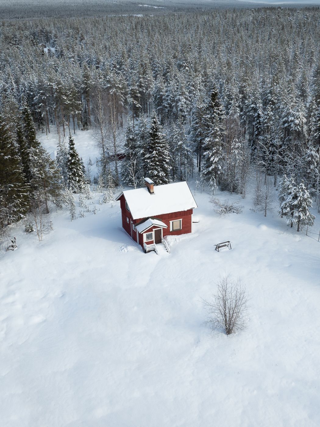 Red house near Tepsa, Finland