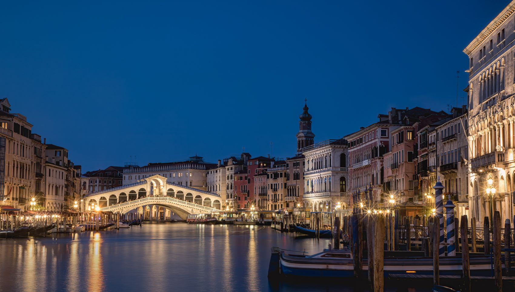 Rialto Bridge from the south, Venice, Italy