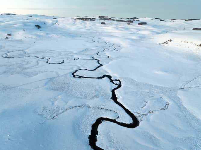 River streams of the Aubrac plateau