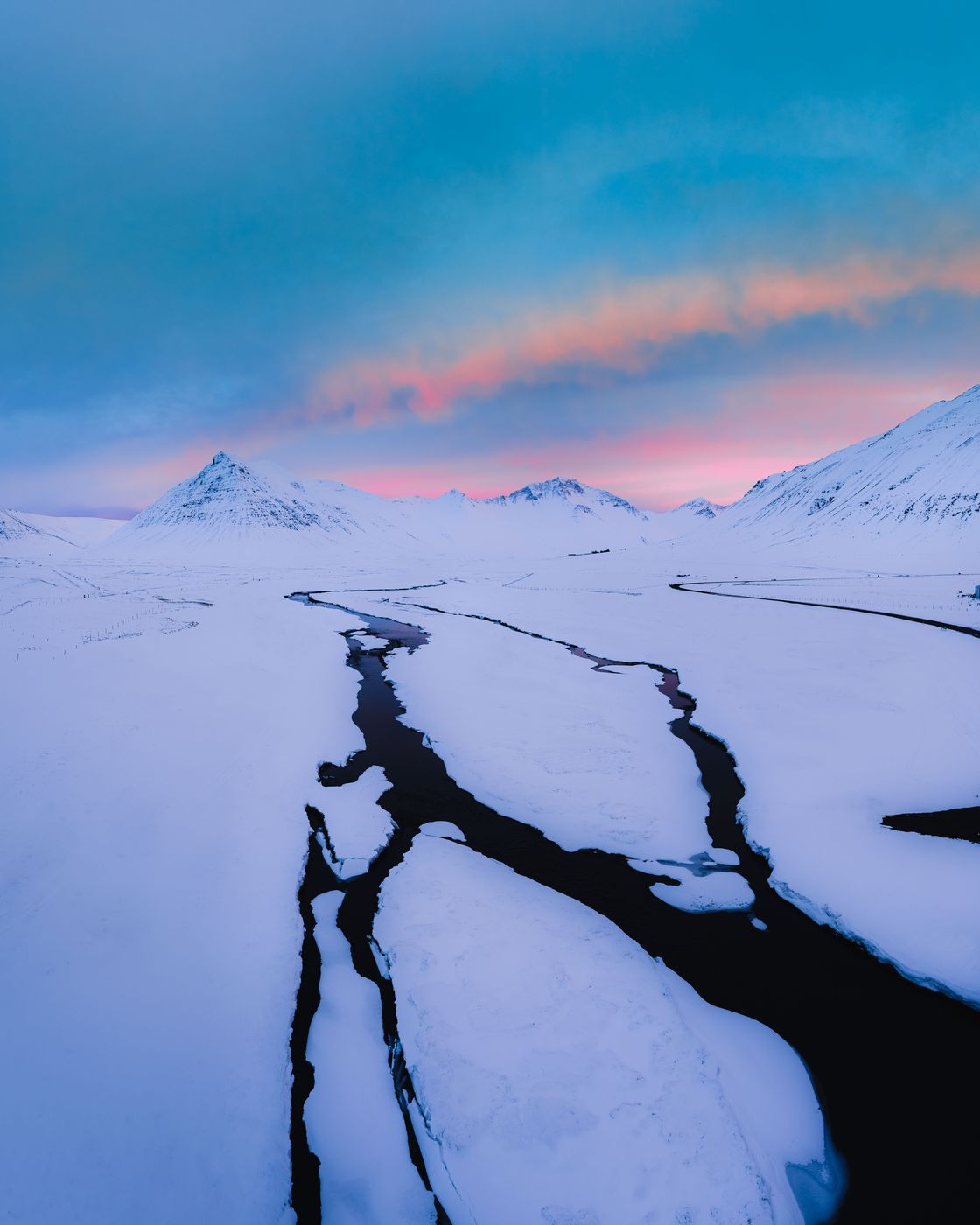 Riverbed Þingeyri Airport, Iceland