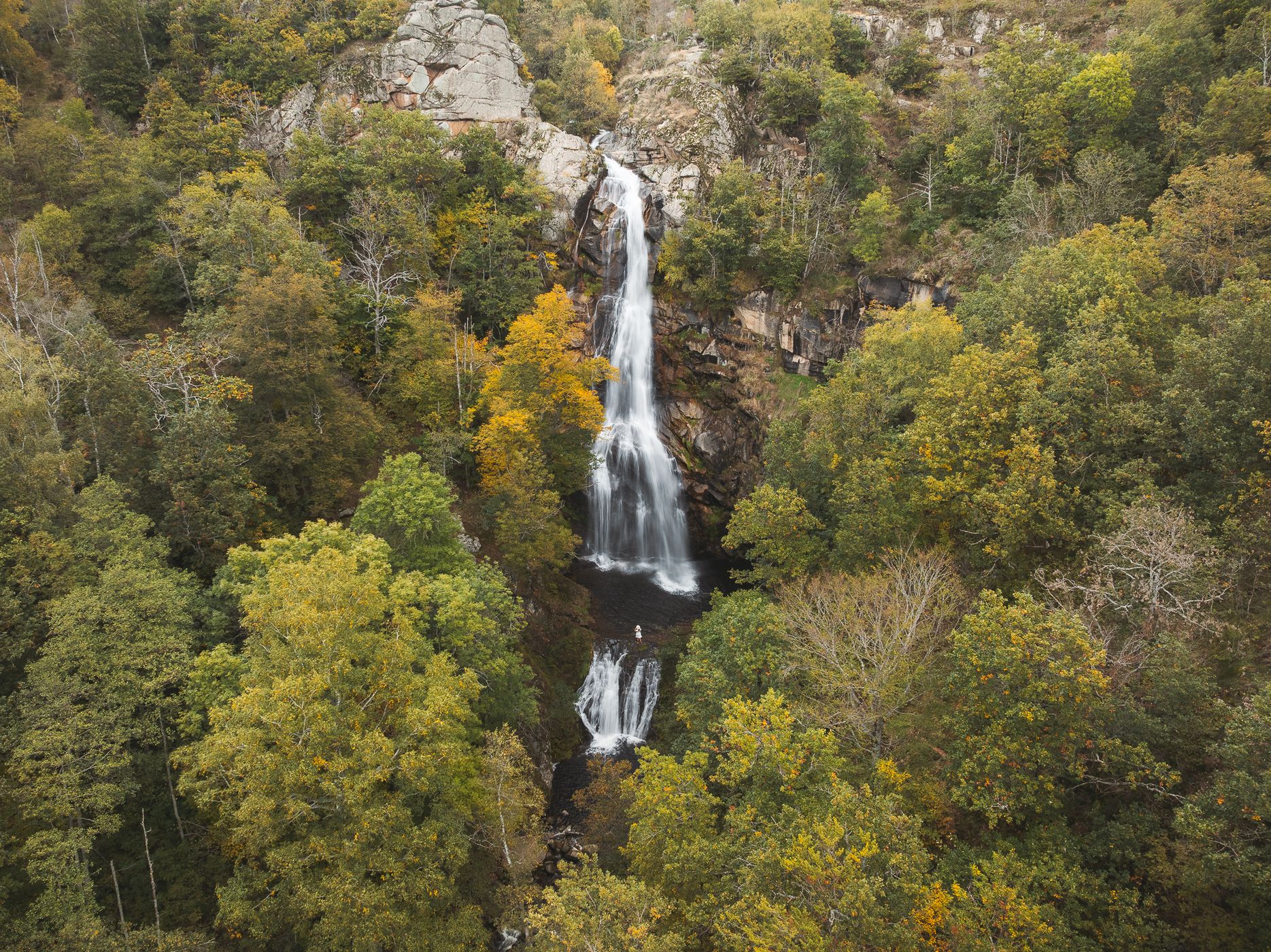 Runes waterfall, France