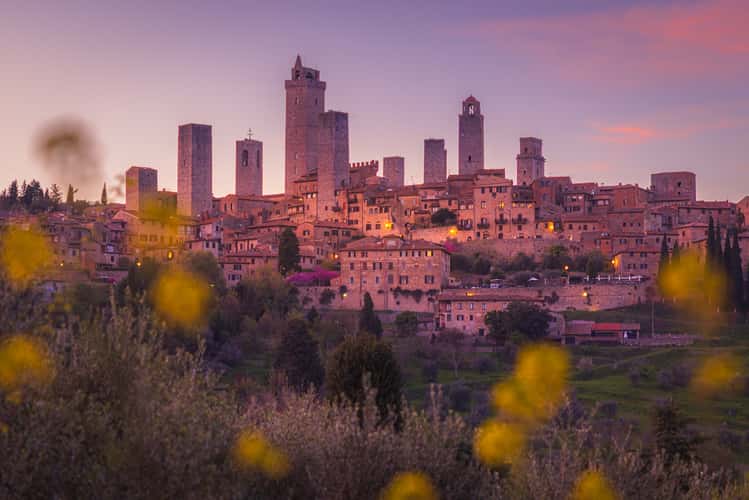 San Gimignano (southern view), Tuscany