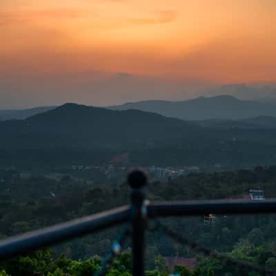 Sunset spot from Coorg Wilderness Resort and Spa, India