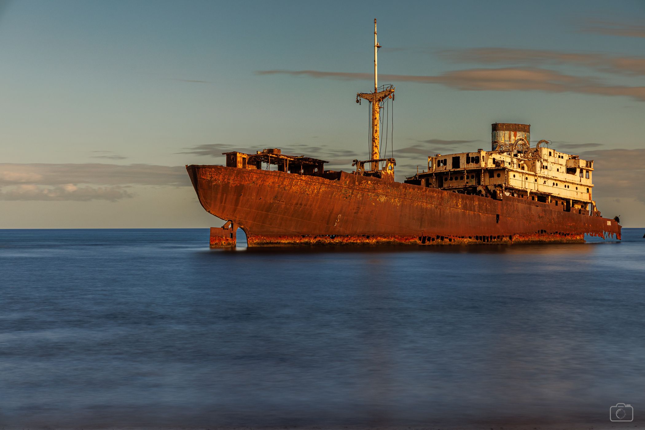 Telamon shipwreck, Arricife,Lanzarote,Spain, Spain