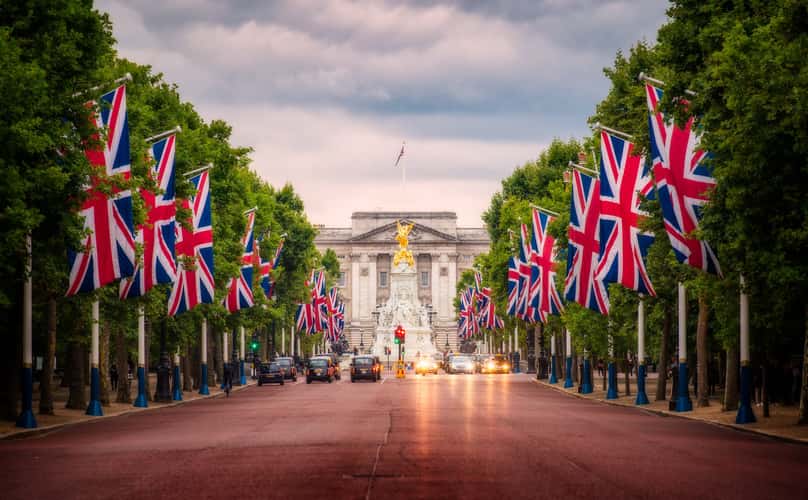 The Mall and Buckingham Palace