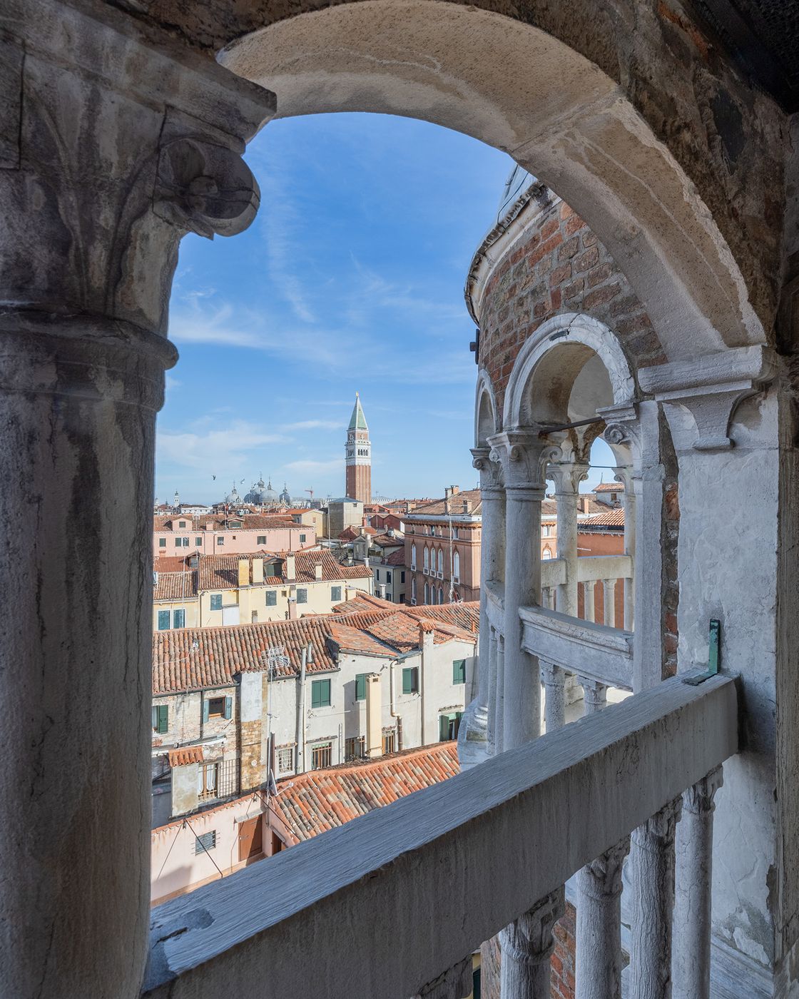 View from Palazzo Contarini del Bovolo, Italy
