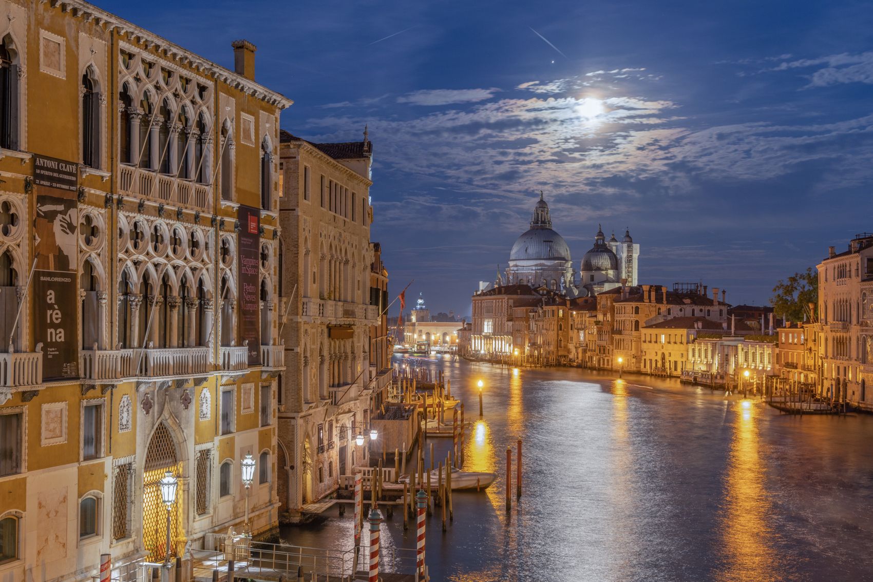 View from Ponte dell'Accademia, Venice, Italy