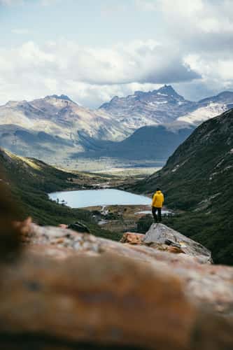 View to Laguna Esmeralda, Tierra del Fuego