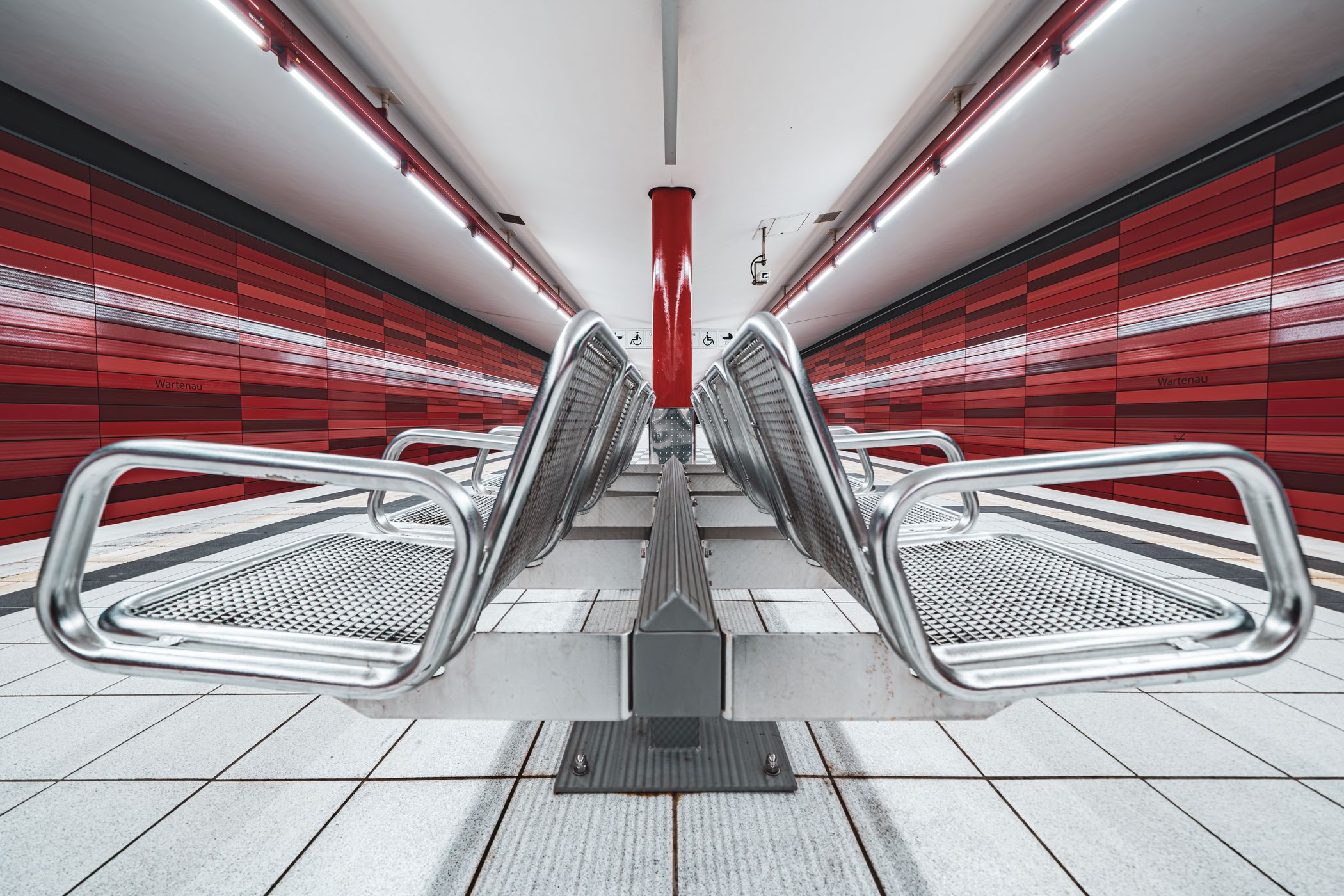 Wartenau - Subway Station, Hamburg, Germany