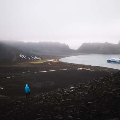 Whalers Bay Summit, Deception Island, Antarctica