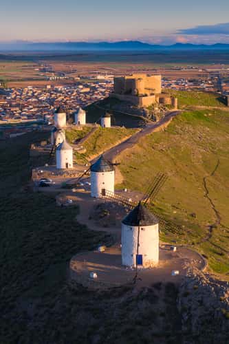 Windmills of Consuegra (drone)