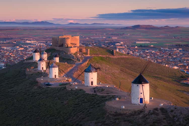 Windmills of Consuegra (drone)