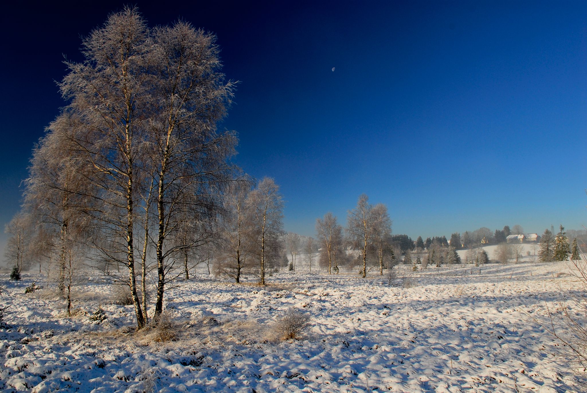 Winter lanscape, France