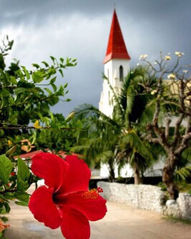 Ahe Church, French Polynesia