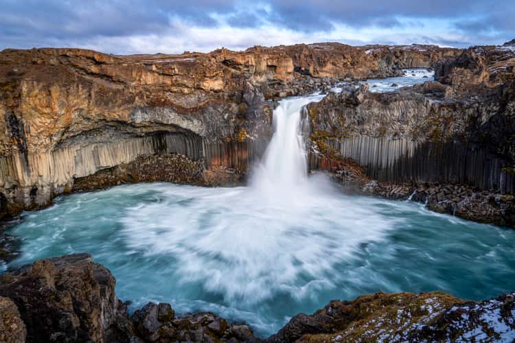 Aldeyjarfoss Waterfall