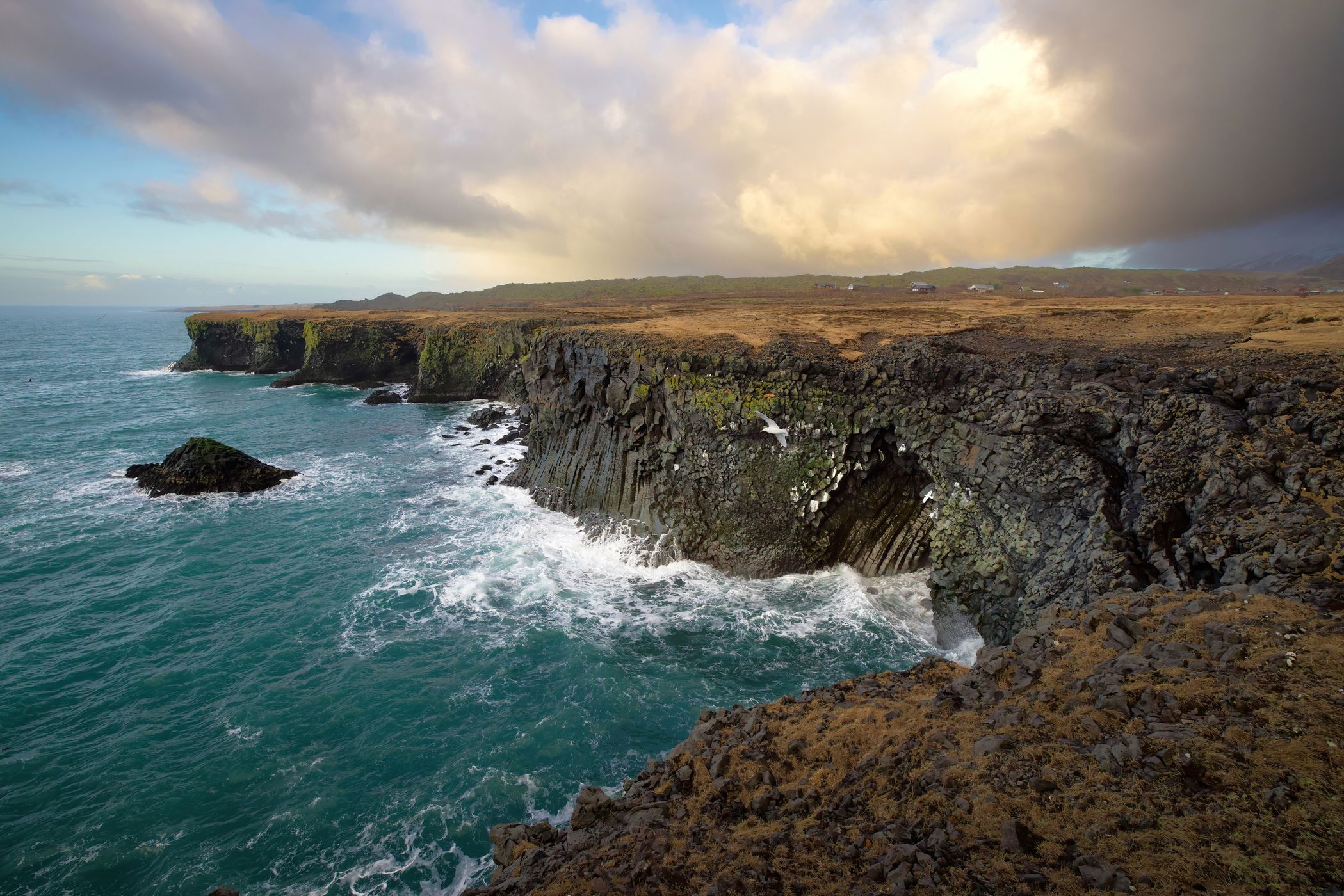 Arnarstapi cliff viewpoint, Iceland