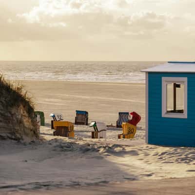 Beach baskets, Juist, Germany