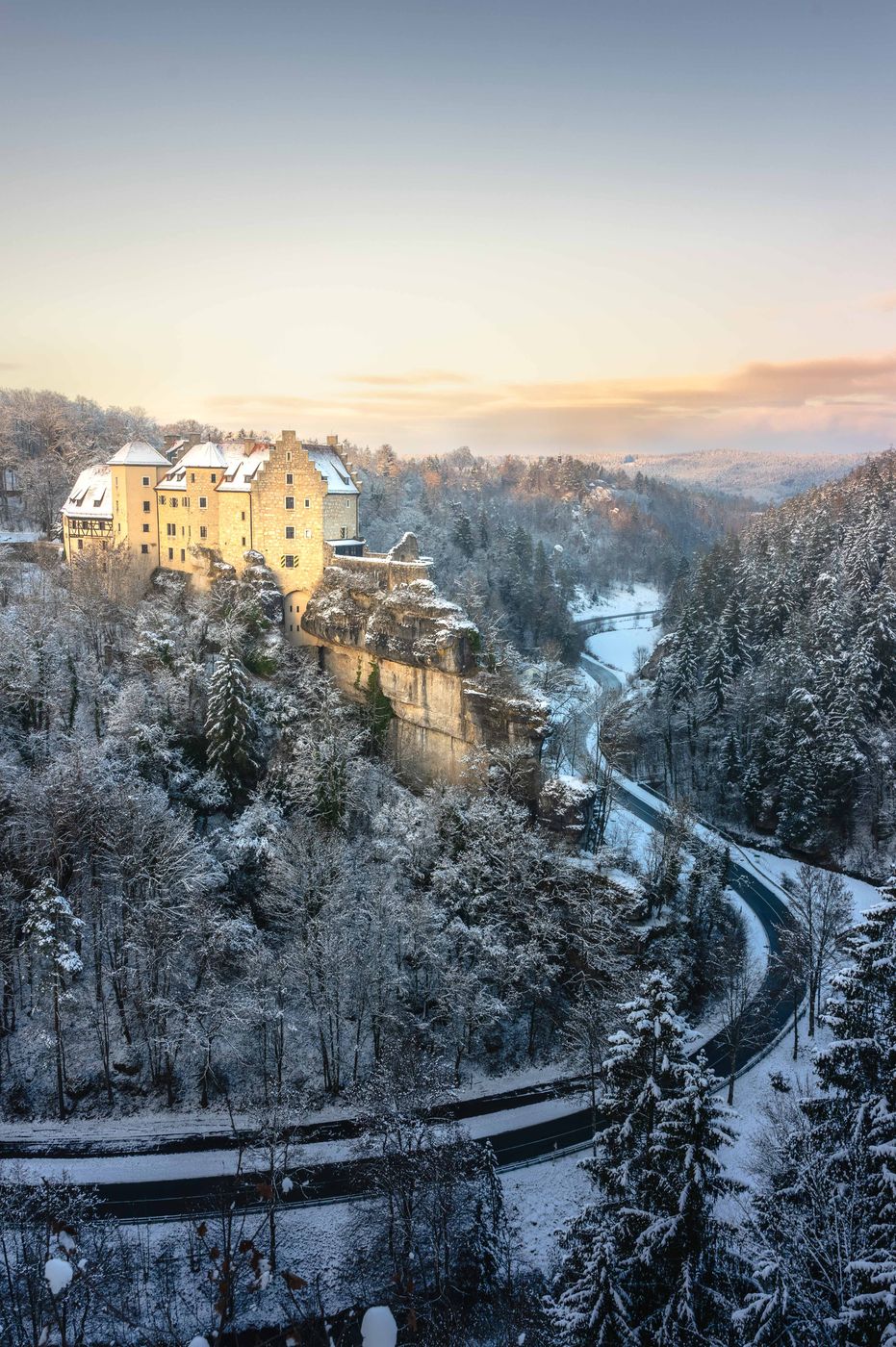 Castle Rabenstein from Viewpoint, Germany