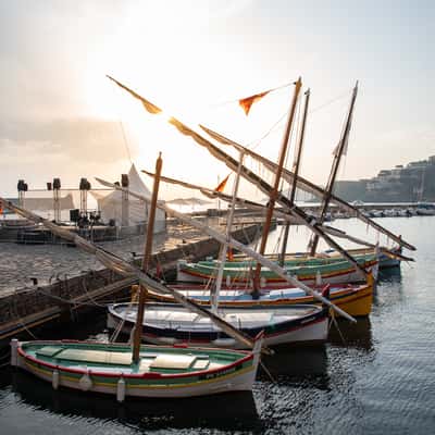 Catalan boats, France