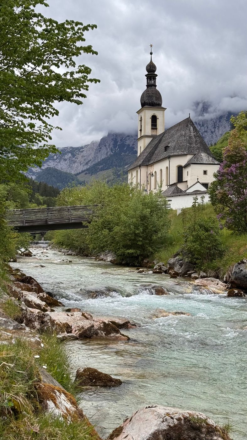 Church St. Sebastian, Ramsau, Berchtesgaden, Germany