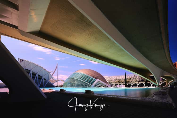 Hemisfèric & Ciudad de las Artes, east view