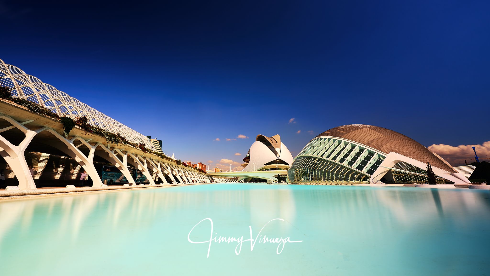 Hemisfèric & Palace of Arts, west view, Spain