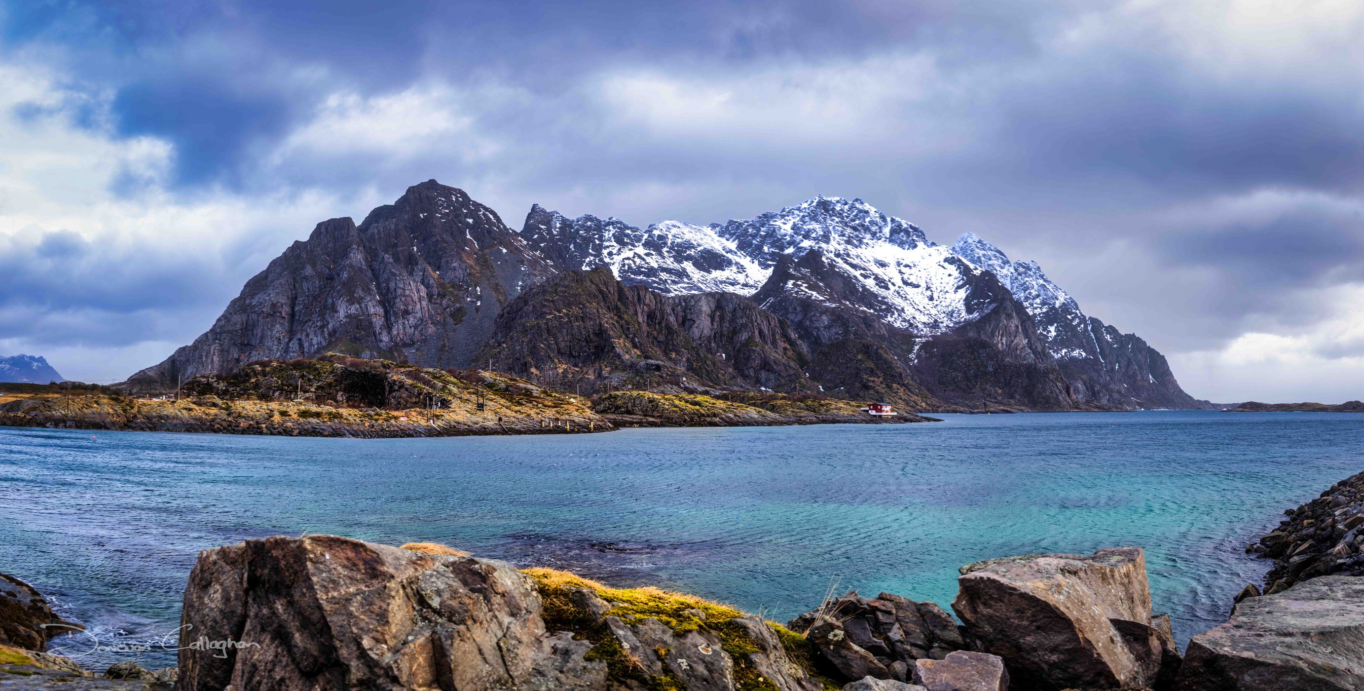 Engoya from Sauoy, Henningsvaer,, Norway