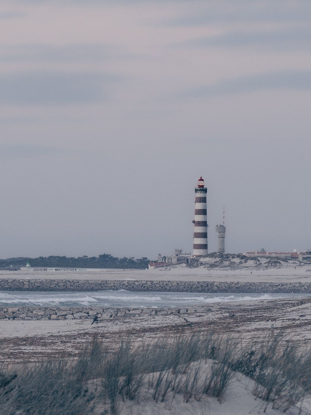 Farol da Barra o Farol de Aveiro, Portugal